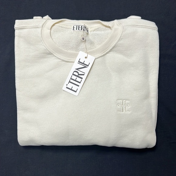 Eterne oversized Crewneck. Creamy white color. Size S perfect conditions - Picture 3 of 8